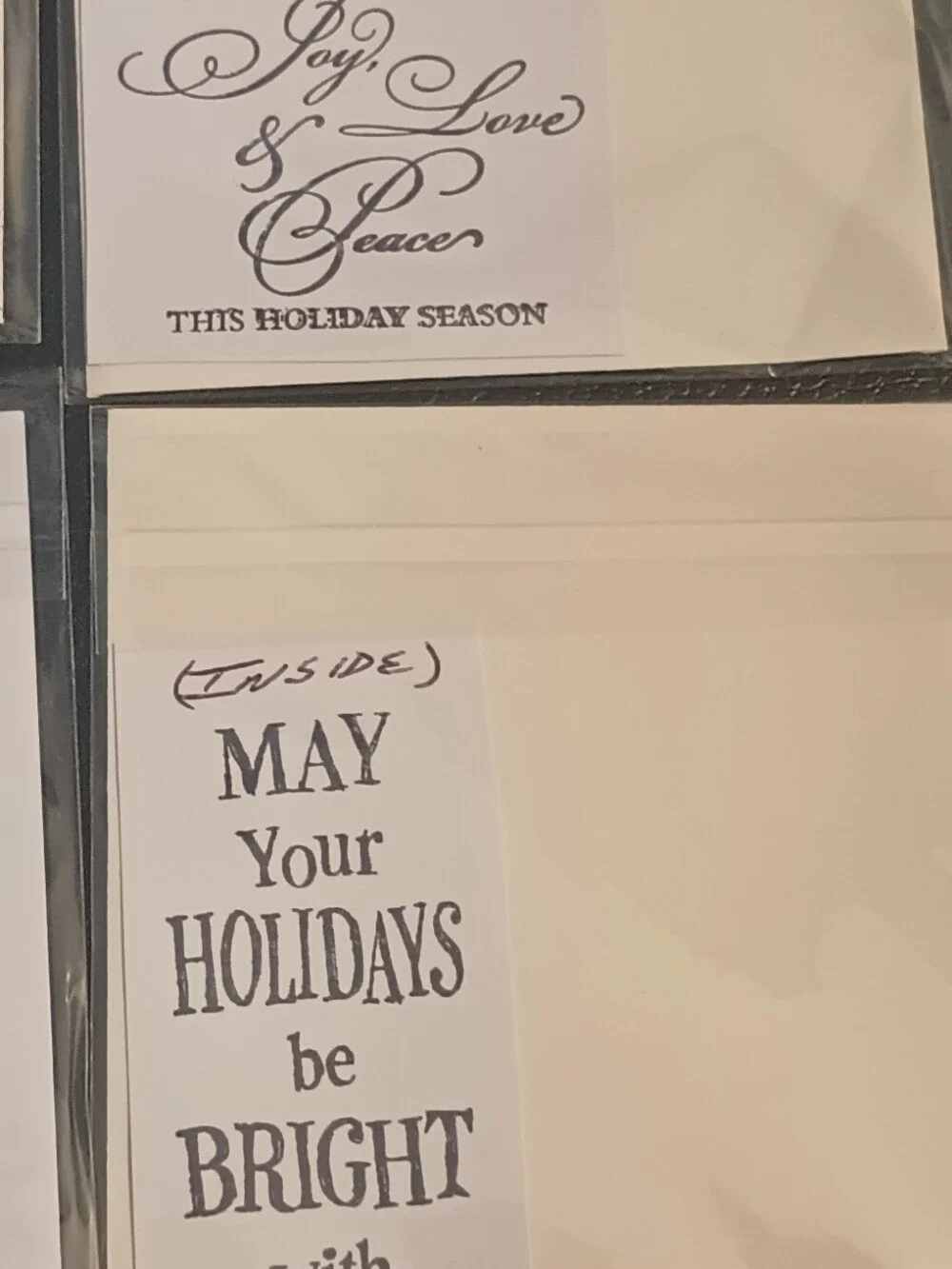 Holiday Greeting Cards - Hand Made Accessorized And Embellished